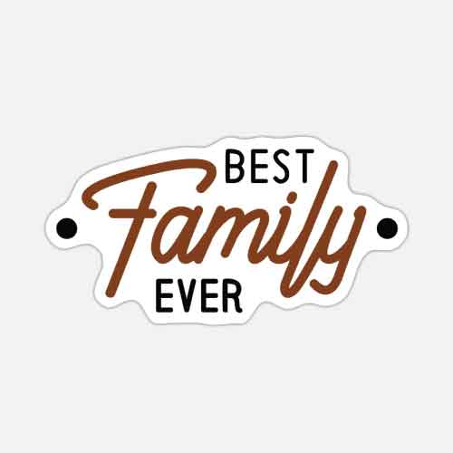 Photo For Family Group - brown,black text