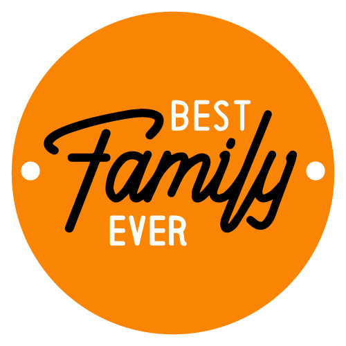 Pic For Family Group - orange circle family text