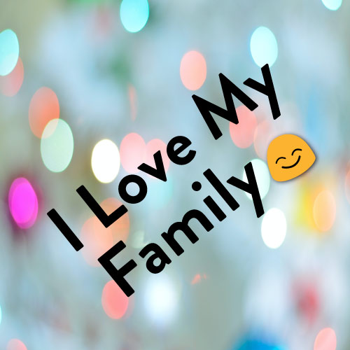 Wallpaper For Family Group - smile emoji with text