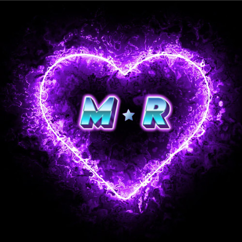 M R Love Photo - glowing heart