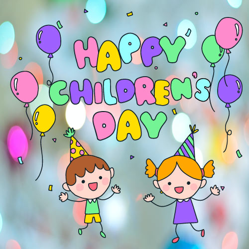 Happy Children Day Picture - nice background happy childrens