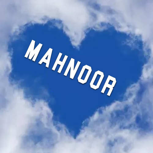 Mahnoor Name Picture - could heart