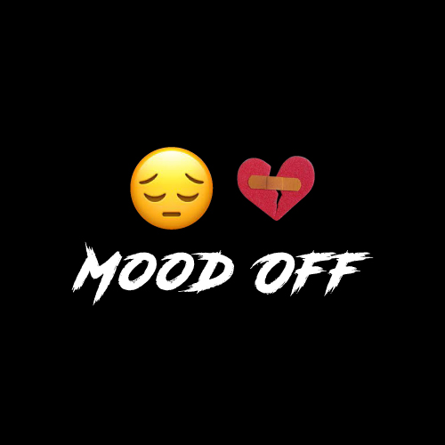Mood Off Picture - emoji with broken red heart