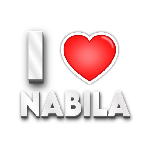 Nabila Name Photo - i love nabila