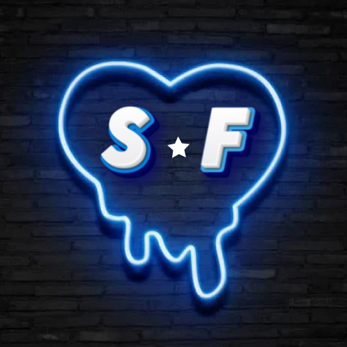 S F Picture - neon heart on wall