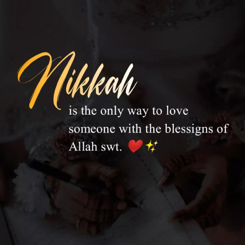 Nikkah logo - gradient text