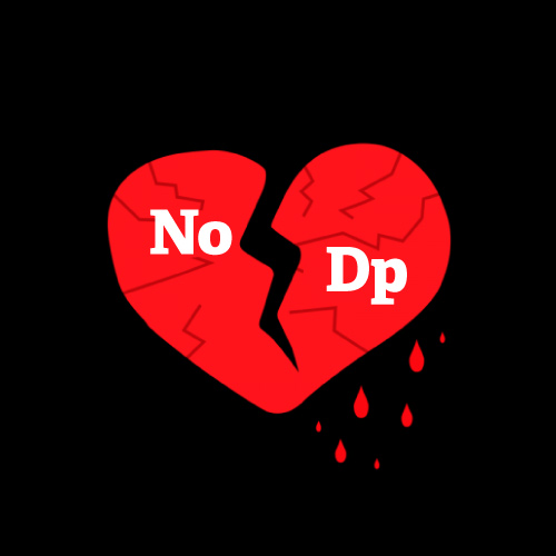 No Dp Photo - broken heart