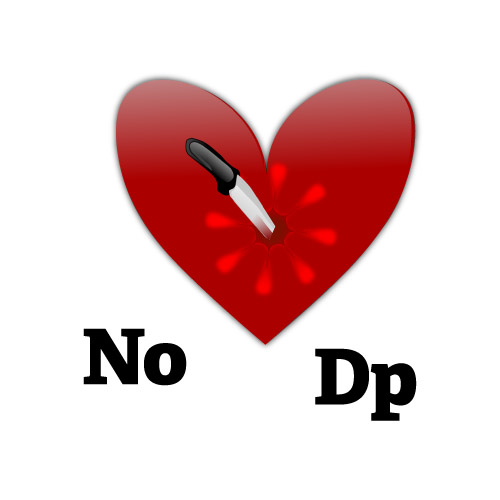 No Dp - knife in heart