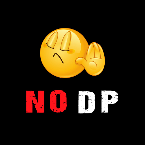No Dp photo - stop emoji