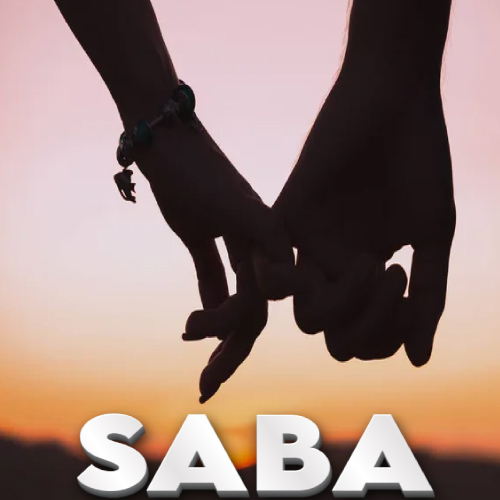 Saba Name Pic - couple hand to hand