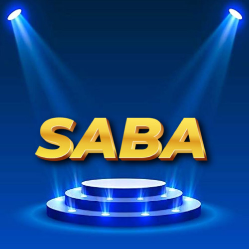 Saba Name Dp - lighting background golden text