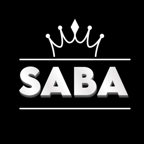 Saba Name Picture - outline crown