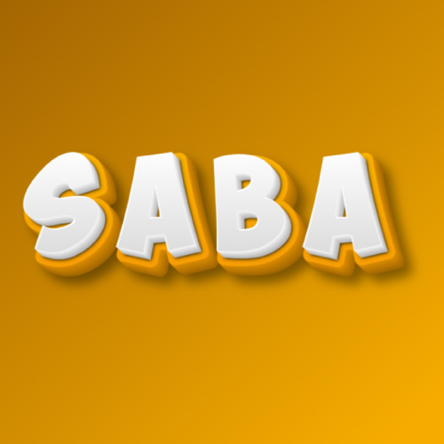 Saba Name HD wallpaper