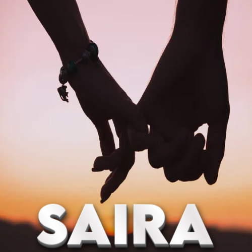 Saira Name Image - couple hand to hand