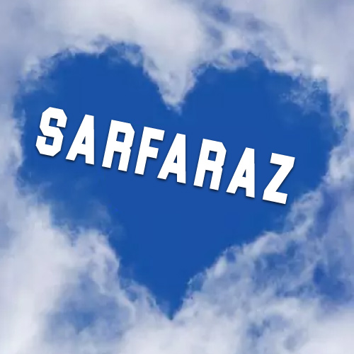 Sarfaraz Name Photo for instagram