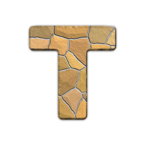 T Name Pic - stone t text