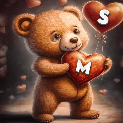 M S Hd - teddy bear with heart