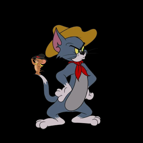 Tom and Jerry Picture - black background tom jerry