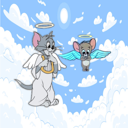 Tom and Jerry Dp - flying tom and jerry