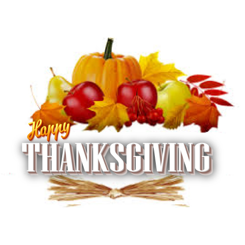 Happy Thanksgiving Picture - 3d text