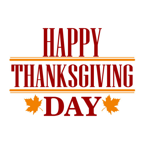 Happy Thanksgiving Image Hd - happy thanksgiving text with maple