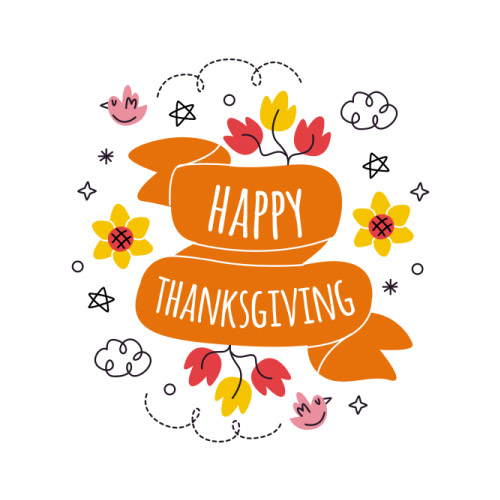 Happy Thanksgiving pics - white text happy thanksgiving