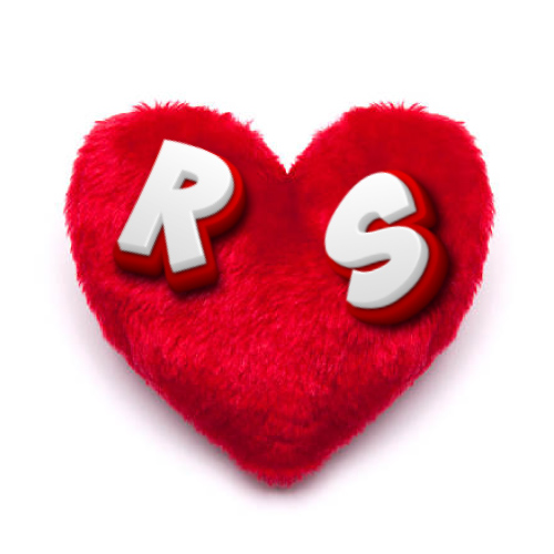 R S Pic - heart pillow