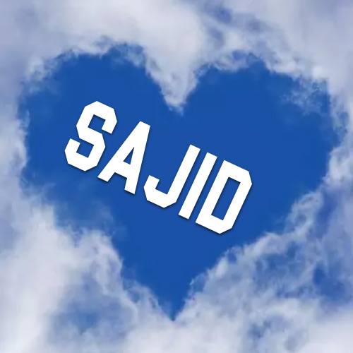 Sajid Name Picture - could heart