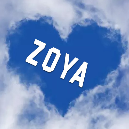 Zoya Name Picture - could heart