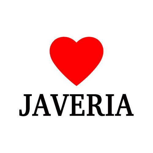 Javeria Name Dp - heart with text