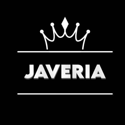 Javeria Name Photo - outline crown 
