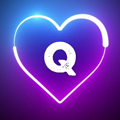 Q Name Dp - outline heart