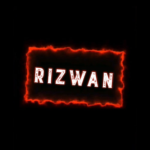 red outline glowing box Rizwan Name Pic - red outline box