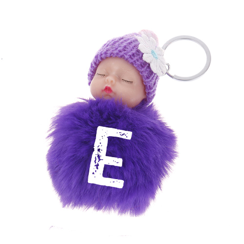 E Name Image - baby keychain