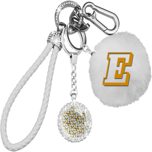 E Name Picture - butterfly keychain