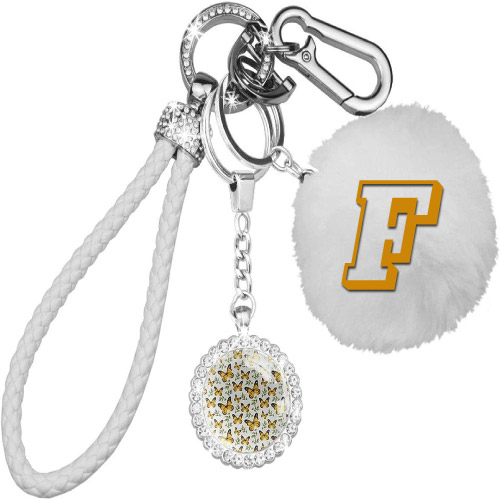 F Name Photo - butterfly keychain