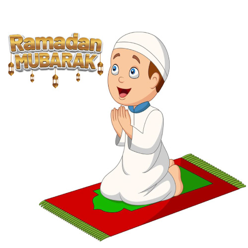 Ramadan Mubarak pic - boy prayer