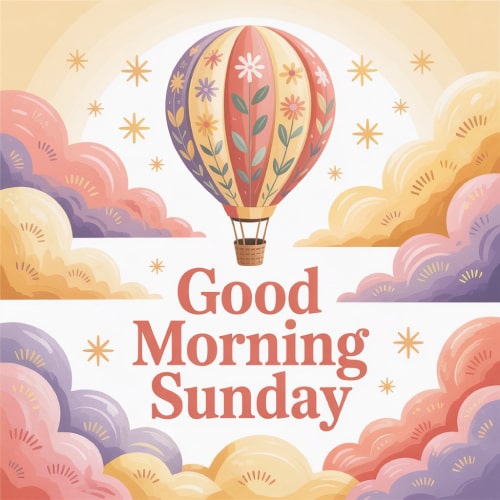 good morning sunday images hd ballon free pic image download