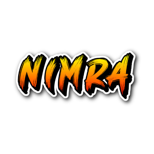 gradient text Nimra naam Nimra Name image - gradient text