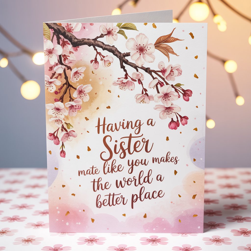 best wishes for sister