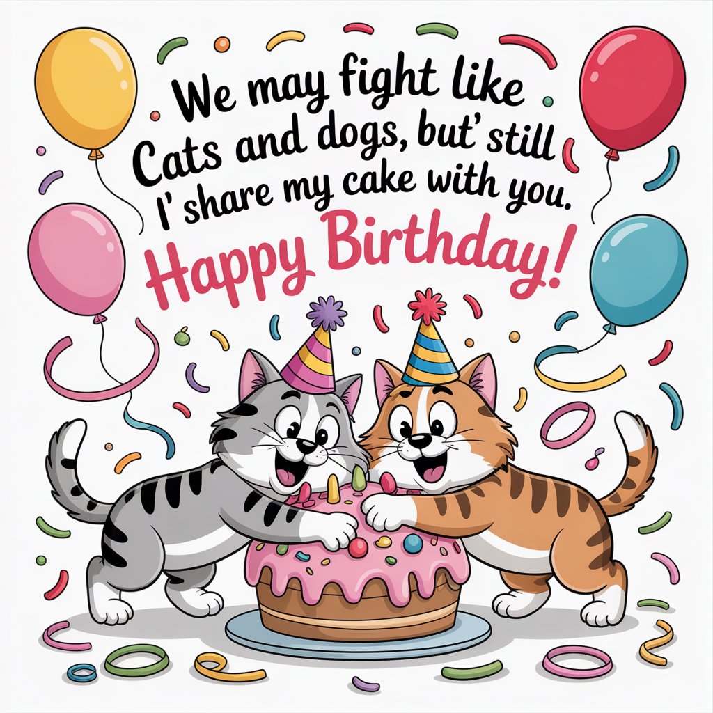 funny best happy birthday wishes for sister